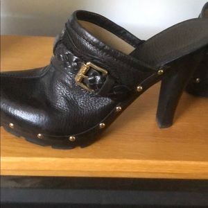 Michael Kors black mules